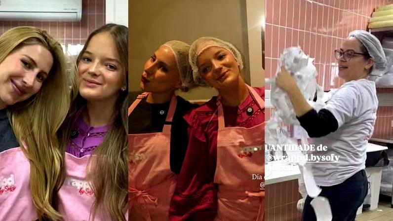 Rafa Justus vira 'funcionária por um dia' em restaurante de amiga: 'Olha a quantidade de pedidos'