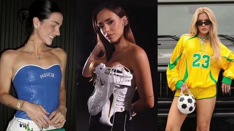 Copa do Mundo: confira os looks das 'Selesposas' para o terceiro jogo do Brasil — Foto: Reprodução/Instagram