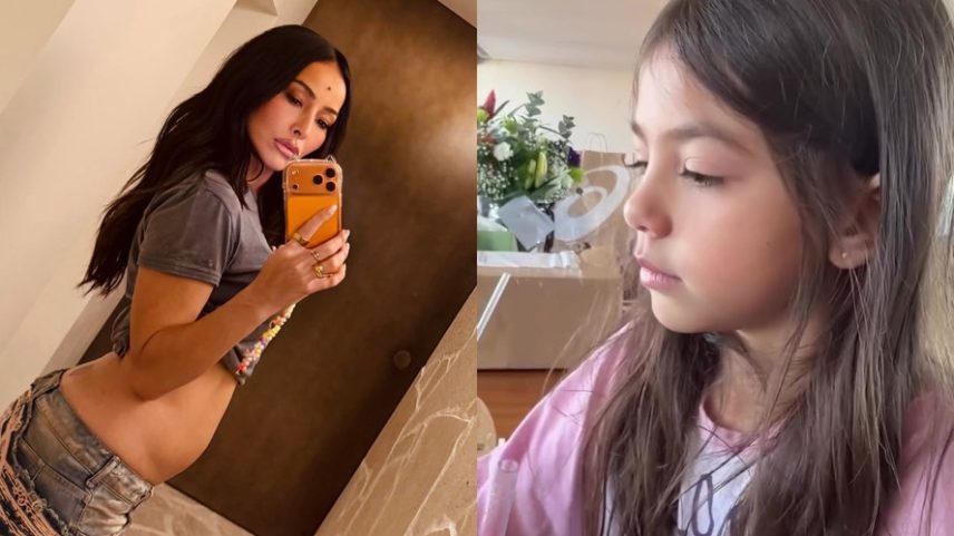 Grávida, Sabrina Sato se diverte com ansiedade da filha por irmão: 'Quero um menino, viu?' — Foto: Reprodução/Instagram