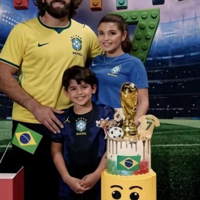 Natalia Becker antecipa aniversário de Matteo por causa da Copa do Mundo