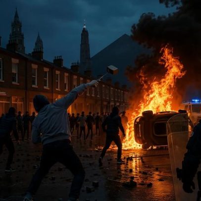 Belfast em chamas; imprensa não explica causas