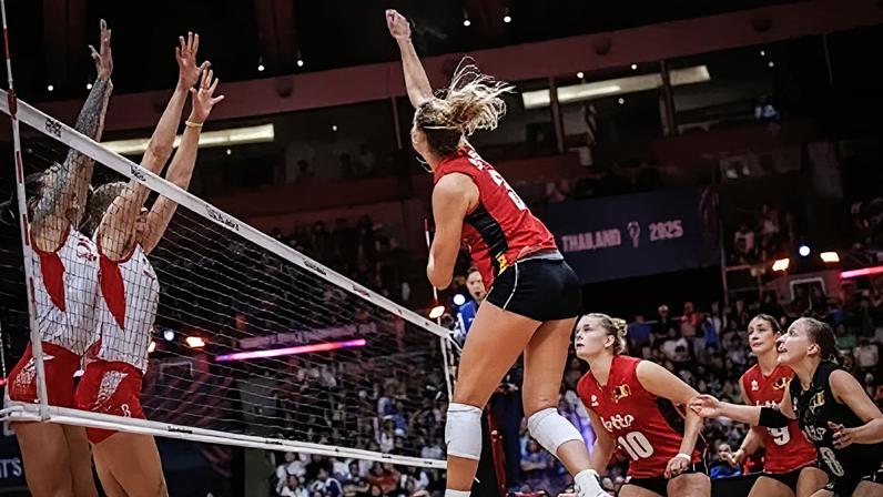 Bélgica x Polônia, pelo Campeonato Mundial Feminino de Vôlei de 2025