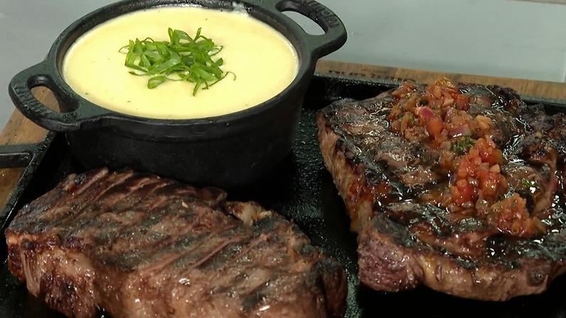 Ancho aperitivo com creme de queijo de Thiago Oliveira