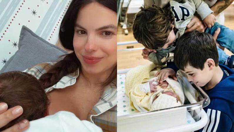 Sthefany Brito reflete sobre diferença do amor pelos filhos após nascimento de Filippo: — Foto: Reprodução/Instagram/@fotografiathaisgalardi