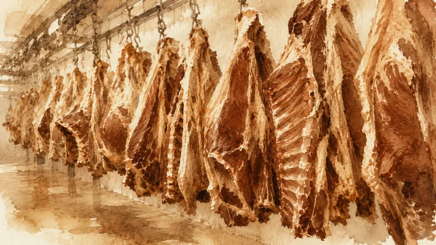 Bloqueio europeu à carne brasileira está marcado para entrar em vigor em 3 de setembro. (Foto: Imagem criada utilizando ChatGPT/Gazeta do Povo)