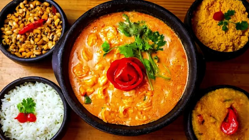 Com mandioca, dendê e camarão, receita baiana, o bobó de camarão foi eleito um dos melhores pratos do mundo com o ingrediente — Foto: Pexels/Lucas Andrade/Creative Commons