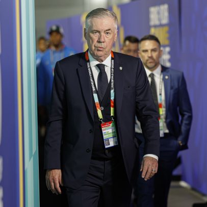 Ancelotti revela escalação do Brasil três horas antes do jogo