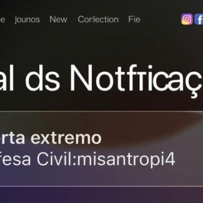 Defesa Civil acionará a Polícia Federal após alerta de misantropia