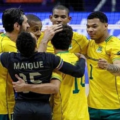 Brasil vence Irã na Liga das Nações de Vôlei