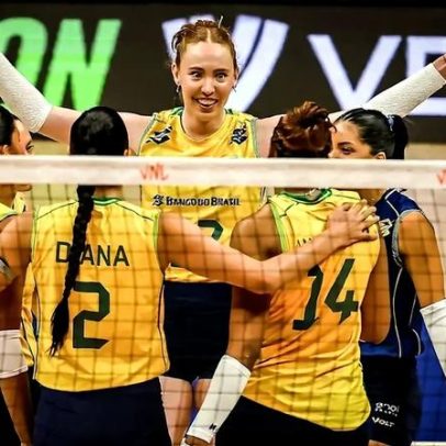 Brasil vence Holanda na estreia da VNL