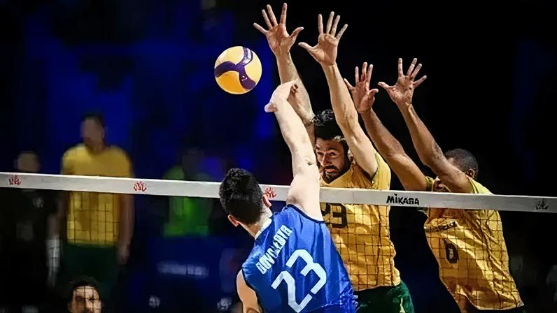 Brasil e Itália em duelo pela segunda semana da VNL