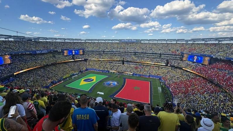 A seleção brasileira estreou na Copa do Mundo de 2026 no MetLife Stadium, em Nova Jersey (EUA)