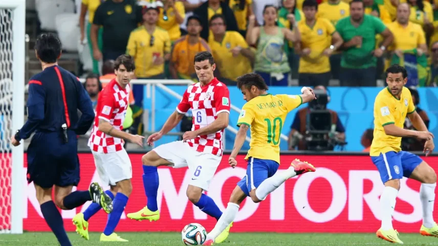 Brasil venceu a Croácia por 3 a 1 na abertura da Copa do Mundo de 2014. (Getty Images)