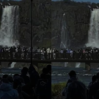 Turista é resgatado no Parque Nacional do Iguaçu ao tentar recuperar celular
