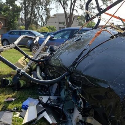 Helicóptero que colidiu no Rio cedia voos à prefeitura sem autorização da ANAC