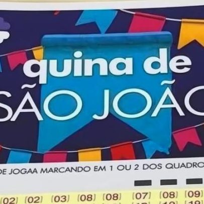 Maiores prêmios da Quina de São João mostram sorteio de R$ 250 milhões em 2026