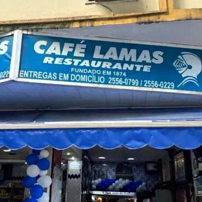 Restaurante Café Lamas, o mais antigo do RJ, sofre incêndio após fritadeira