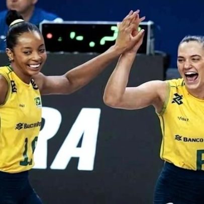 Brasil domina França e segue invicto na Liga das Nações Feminina de Vôlei