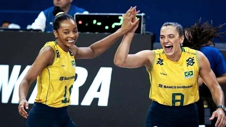 Brasil segue invicto na Liga das Nações de Vôlei Feminino