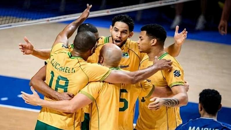 Brasil voltou a vencer na Liga das Nações masculina após três partidas