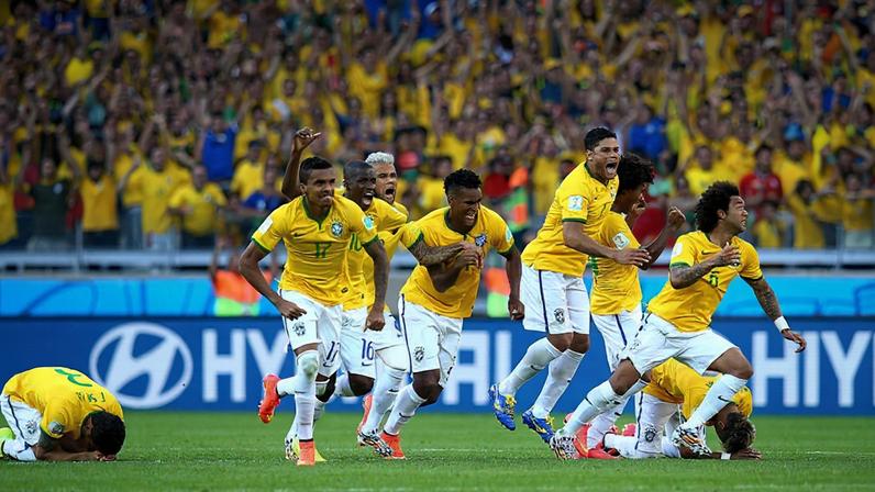 Brasil venceu o Chile nos pênaltis na Copa do Mundo de 2014