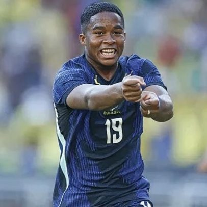 Jornal espanhol classifica Endrick como terremoto após gol e faz pedido