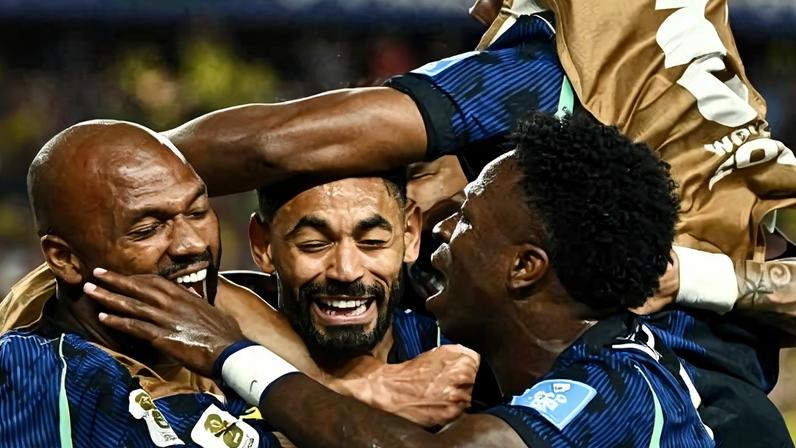 Brasil x Haiti: comemoração de Matheus Cunha no primeiro gol da seleção brasileira