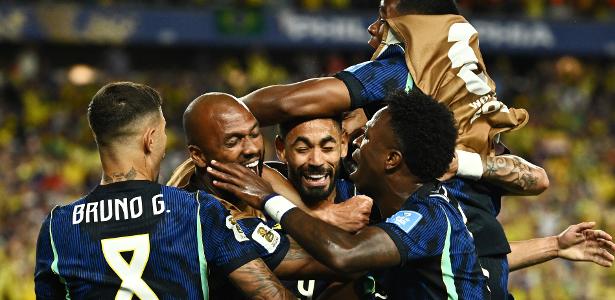 Brasileirão 2026 - Brasil x Haiti - Comemoração de Matheus Cunha no primeiro gol da seleção brasileira