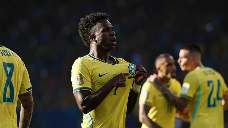 Após marcar na estreia, Vini Jr. é mais uma vez a principal esperança de gols do Brasil na 2ª rodada.