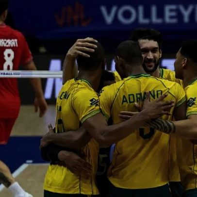 Brasil vence a Bélgica na VNL; veja os lances da vitória