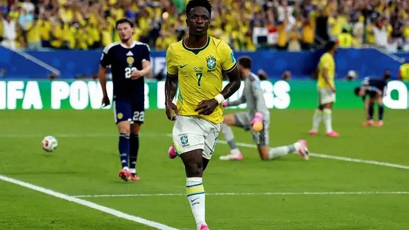 Vini Jr. chega ao confronto brigando pela artilharia da Copa do Mundo.