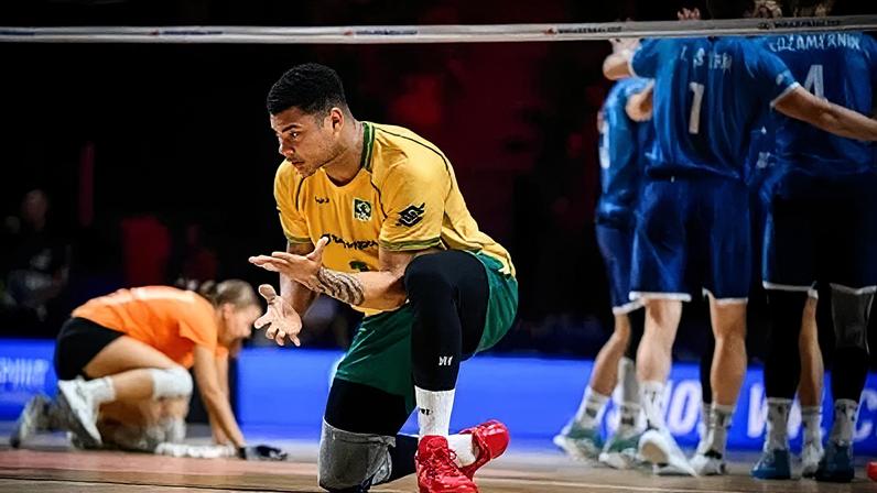 Seleção Brasileira foi superada pela Eslovênia na VNL