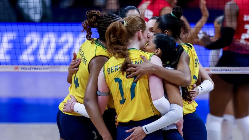 Brasil x República Dominicana (Foto: Divulgação/ CBV)