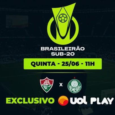 Brasileirão Sub-20: onde assistir Fluminense x Palmeiras ao vivo