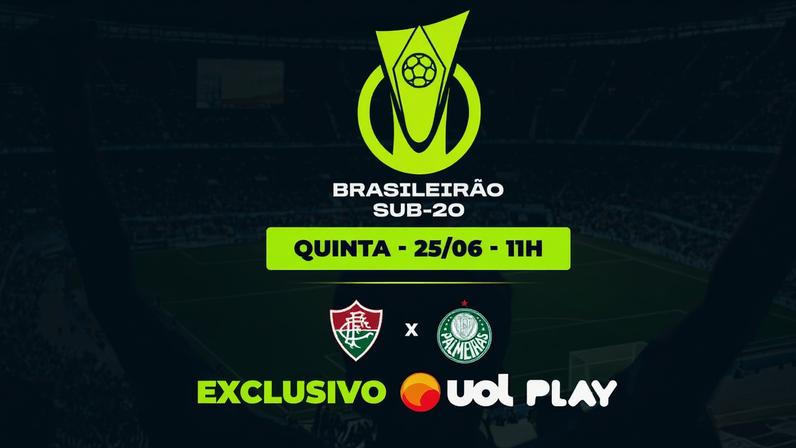 Brasileirão Sub-20: saiba onde assistir Fluminense x Palmeiras ao vivo