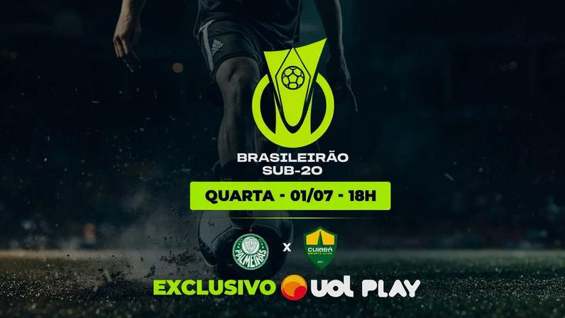 Brasileirão Sub-20: saiba onde assistir Palmeiras x Cuiabá ao vivo