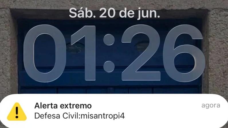 Brasileiros recebem alerta sonoro falso no celular; Defesa Civil nega envio