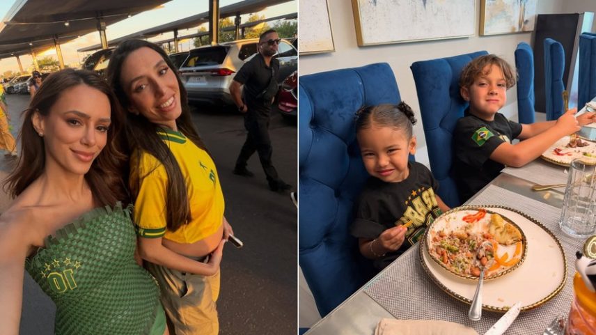 Bruna Biancardi abre álbum de fotos da família na Copa do Mundo — Foto: Reprodução/Instagram