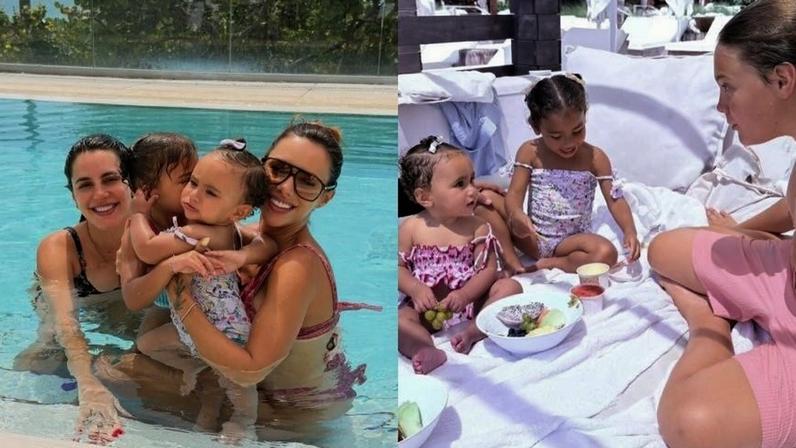 Bruna Biancardi mostrou fotos do período em Miami com a família