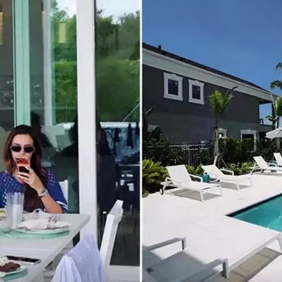 Bruna Biancardi reúne amigos em mansão nos EUA com diária de R$ 10 mil