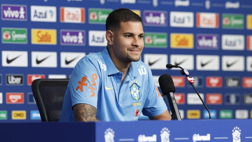Bruno Guimarães, meio-campista da Seleção — Foto: Rafael Ribeiro/CBF