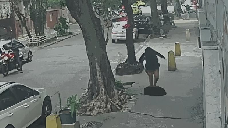 Após o salvamento, ela foi encaminhada para o Hospital Federal do Andaraí