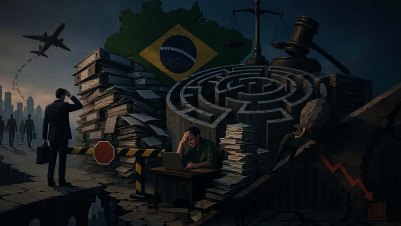 Burocracia e instabilidade jurídica freiam crescimento e investimentos no Brasil
