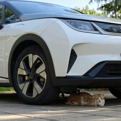 BYD cria sistema que detecta animais sob o carro para evitar acidentes