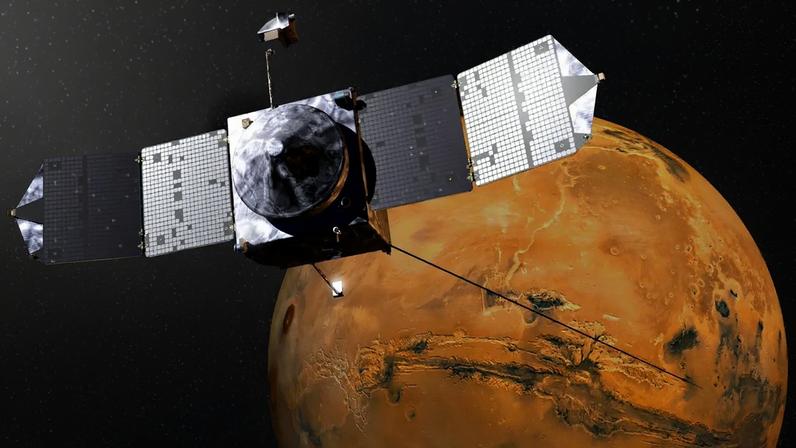 Sonda analisou diversas características da atmosfera de Marte (Nasa/Reprodução)
