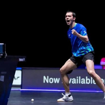 Hugo Calderano não vence a final e perde chance de tri no WTT da Eslovênia
