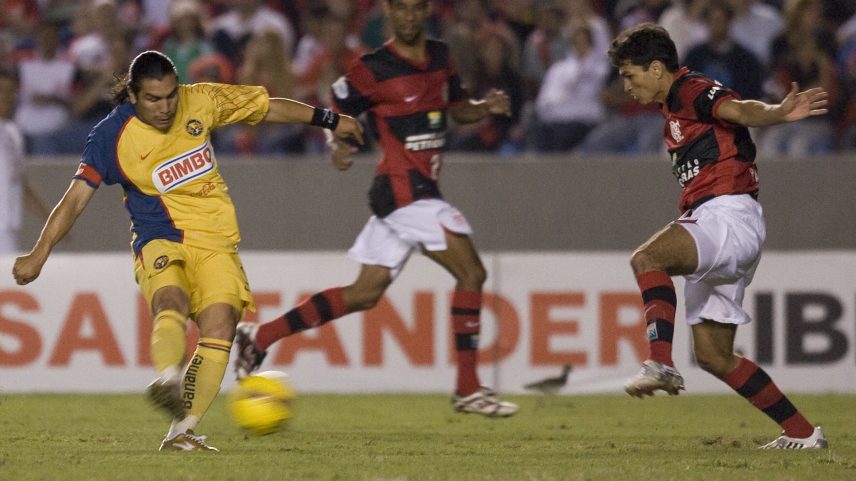 Salvador Cabañas em sua apresentação no Flamengo