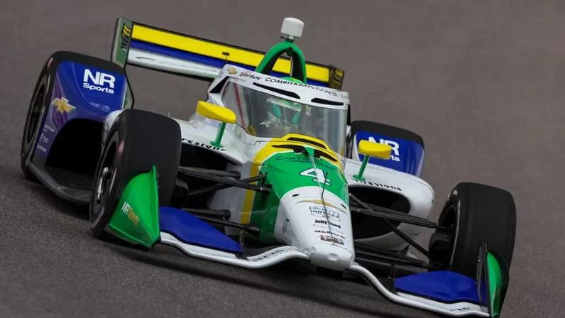 Indy: Bandeira vermelha paralisa etapa de Gateway, Collet se aproxima do pódio