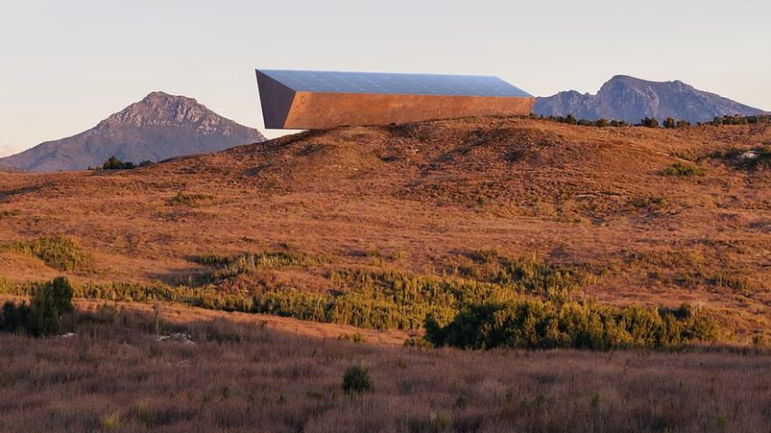 Uma representação artística da Caixa Preta da Terra, que deverá ser instalada na Austrália em dezembro.