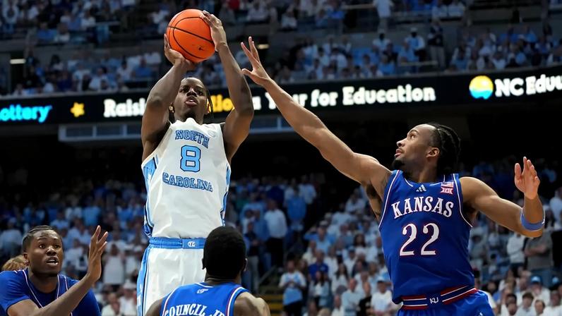 Caleb Wilson, left, and Darryn Peterson figure to go in the top four of Tuesday's NBA Draft first round.